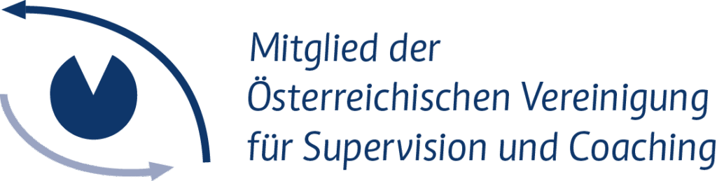 Das Logo des OeVS. Dies zeichnet Julia Varga als MItglied der Österreichischen Vereinigung für Supervision und Coaching aus.